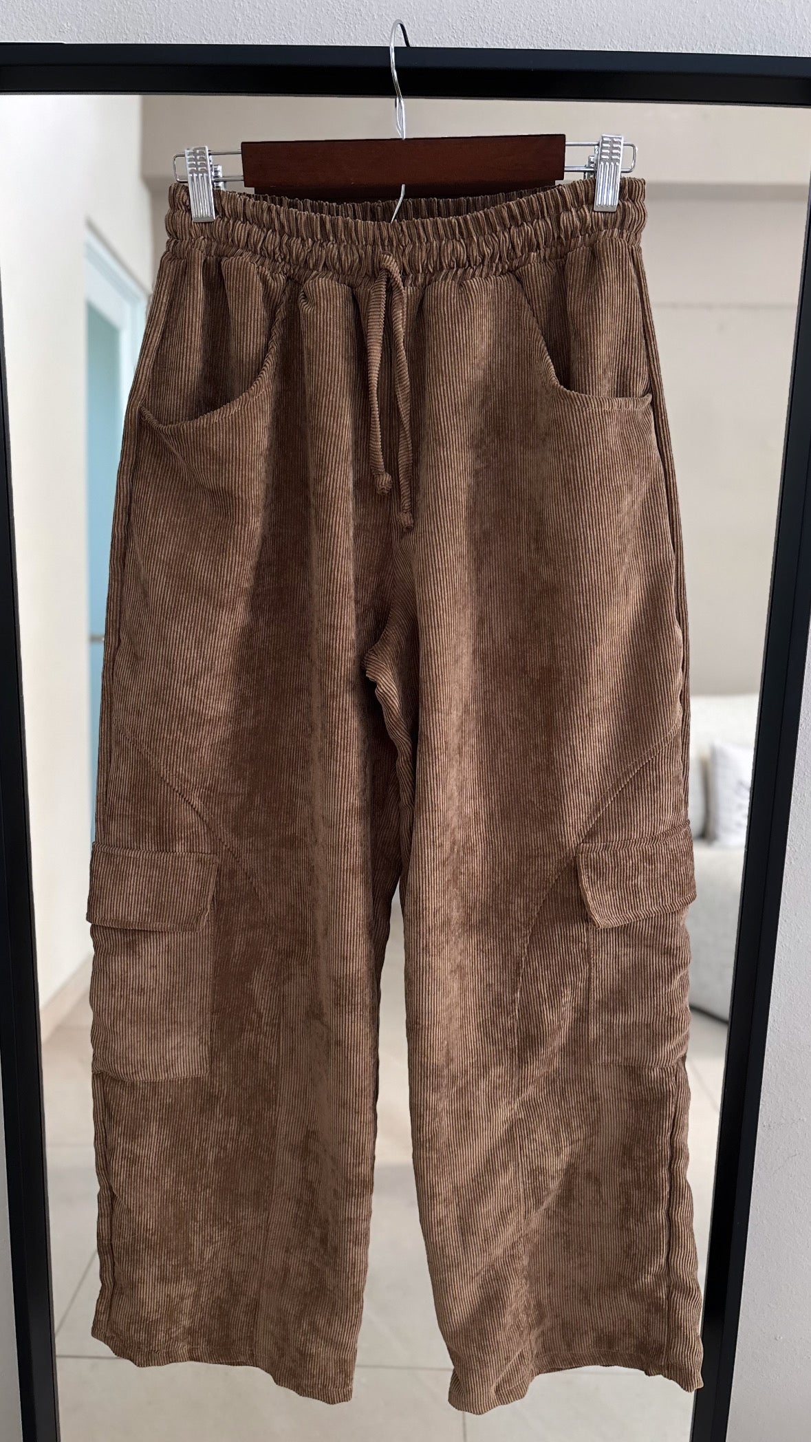 Cargo Suede Pant