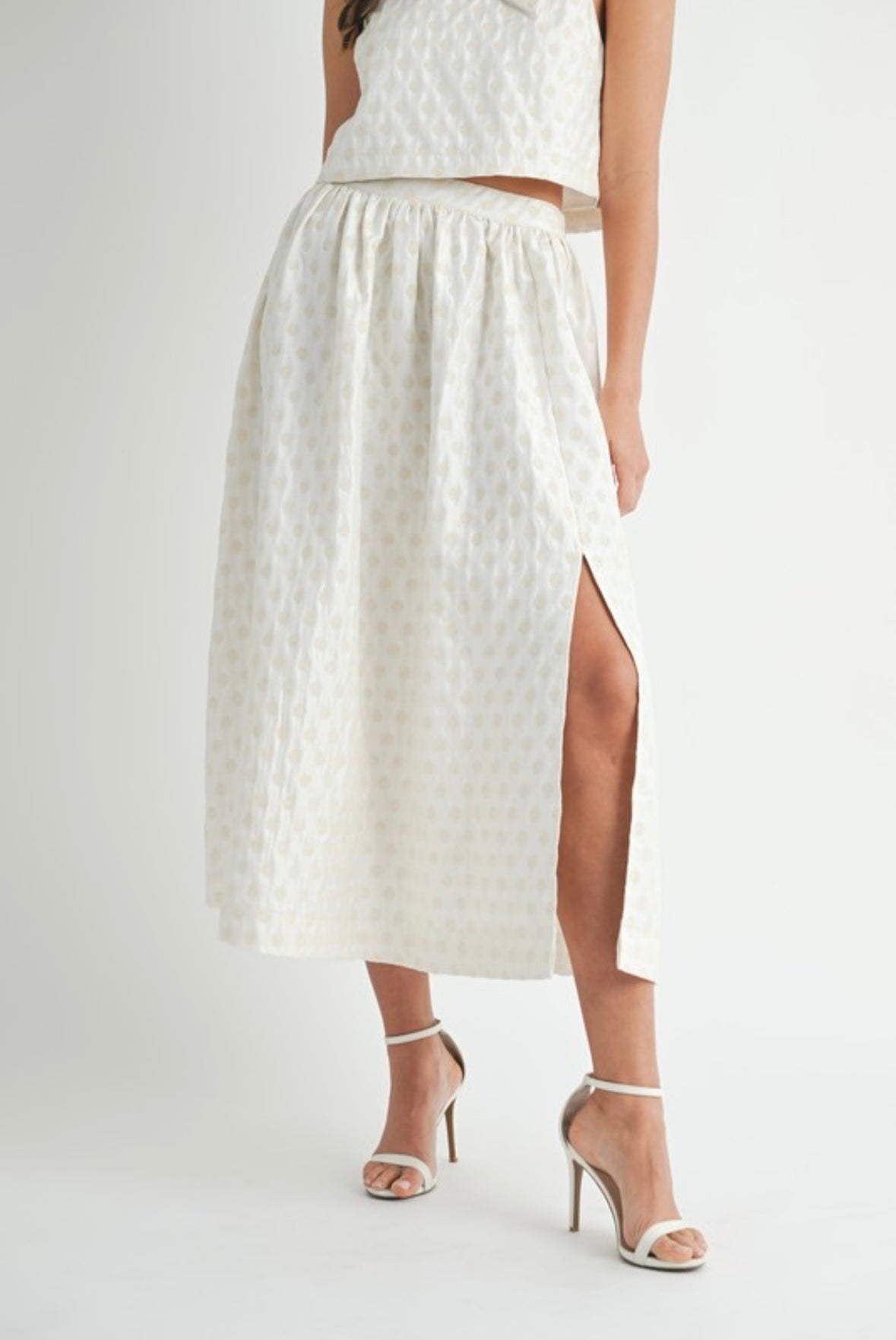 Polka Dot Skirt Set