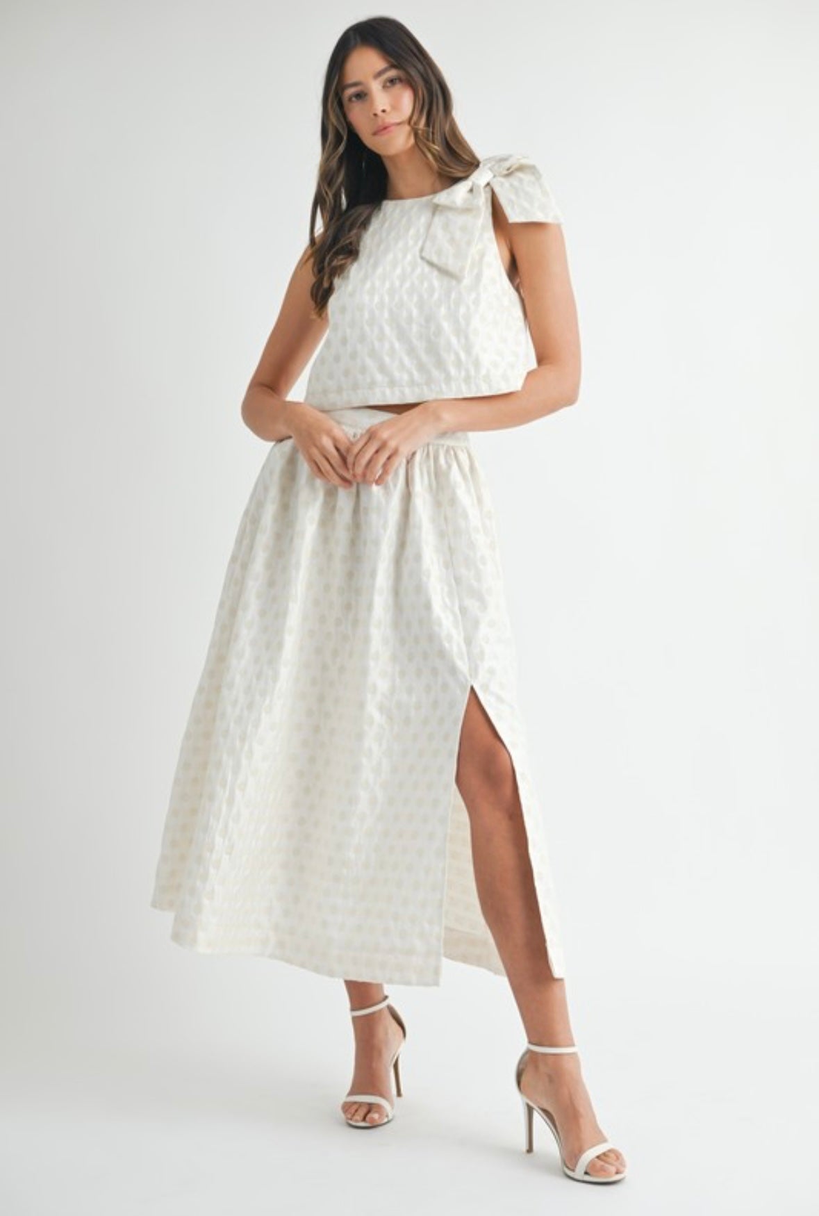 Polka Dot Skirt Set