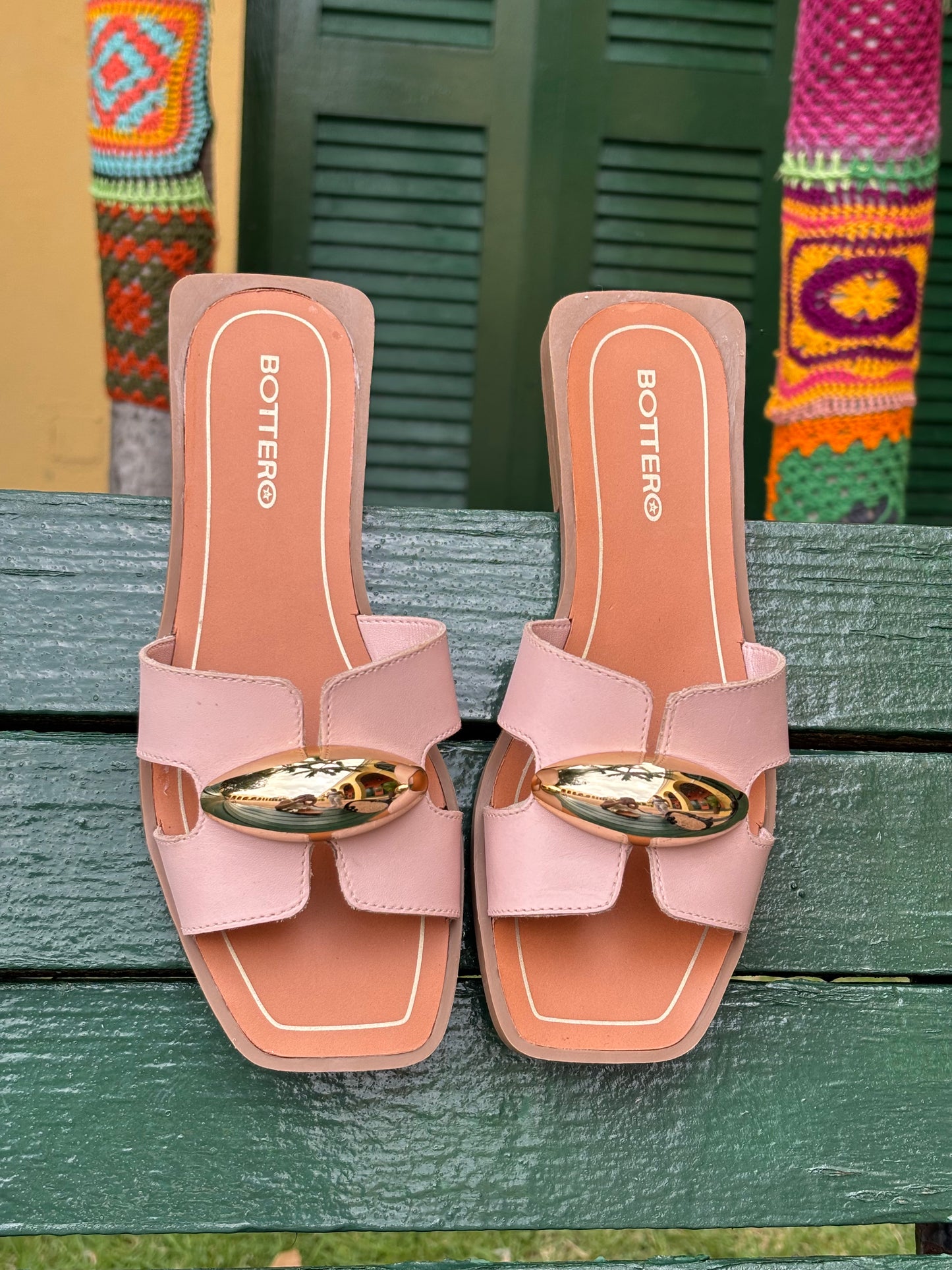 BOTTERO Cutout Slide Sandal