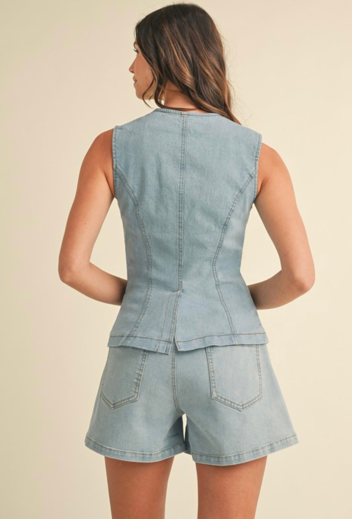 LT Denim Vest & Short Set
