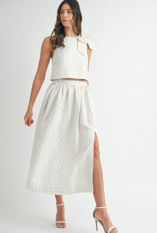 Polka Dot Skirt Set