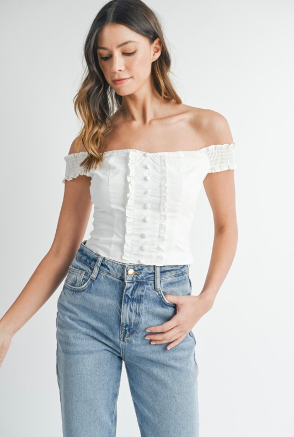 Off Shoulder Corset