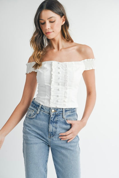 Off Shoulder Corset