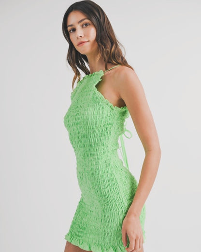 Ruffle Mini Dress