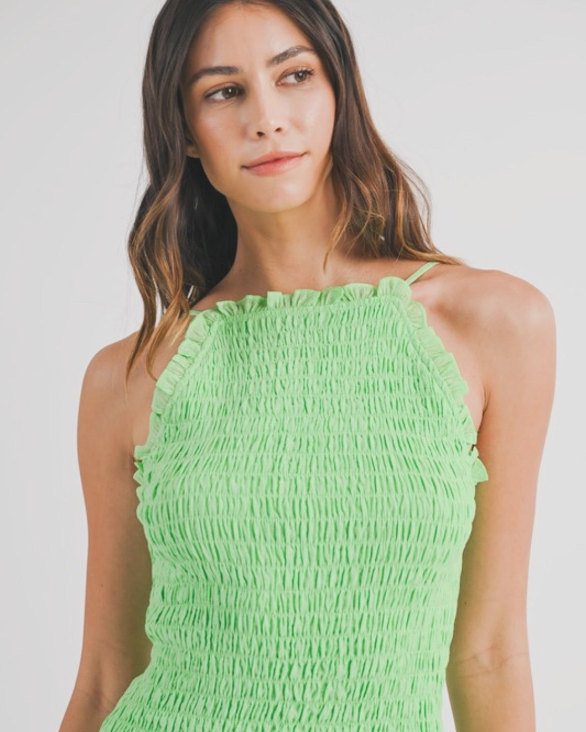 Ruffle Mini Dress