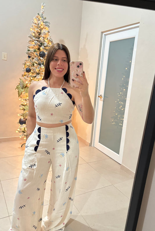 Floral Embroidery Set