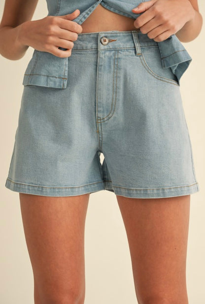 LT Denim Vest & Short Set